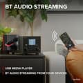 Miniatyrbild 10 av 11: Audizio Vieste DAB+ Radio med Subwoofer - Svart