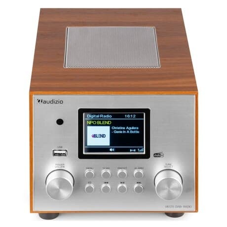 Audizio Vieste DAB+ Radio med Subwoofer - Silver