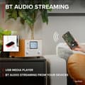 Miniatyrbild 10 av 11: Audizio Vieste DAB+ Radio med Subwoofer - Silver