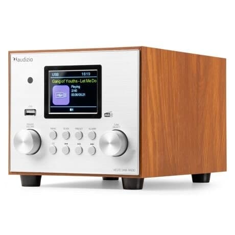 Audizio Vieste DAB+ Radio med Subwoofer - Silver