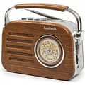 Miniatyrbillede 1 af 4: Bærbar Bluetooth-radio Kooltech Retro AM/FM
