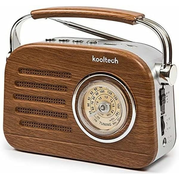 Bærbar Bluetooth-radio Kooltech Retro AM/FM
