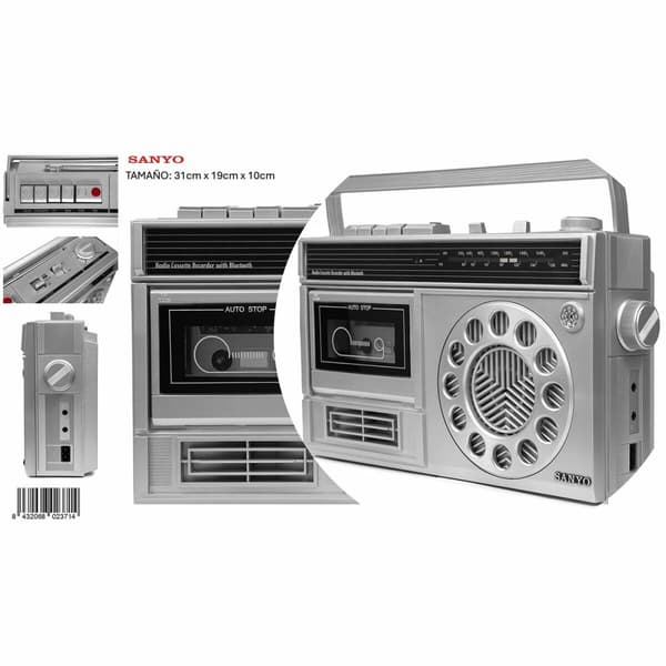 Kassettradio Sanyo