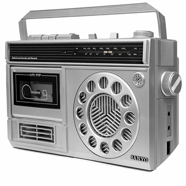 Kassettradio Sanyo