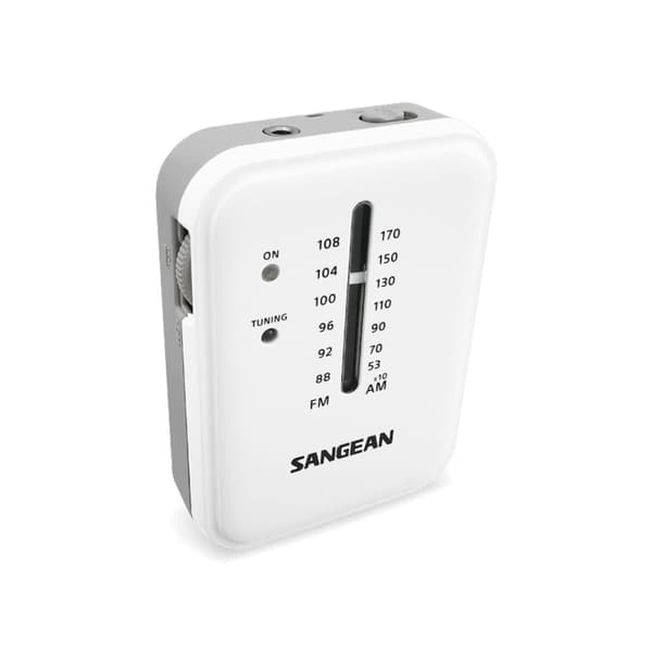 Transistorradio Sangean Hvit AM/FM