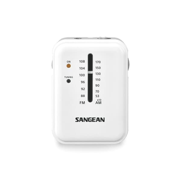 Transistorradio Sangean Hvit AM/FM