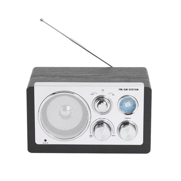 Denver FM/AM-radio med 3,5 mm inngang og klassisk analog funksjon
