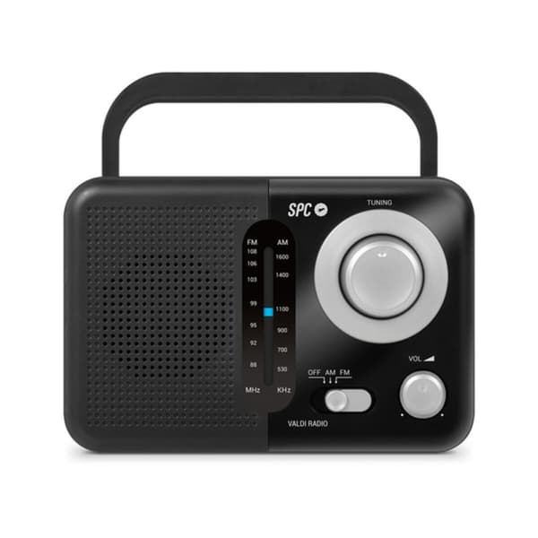 Radio SPC SPC Valdi Svart
