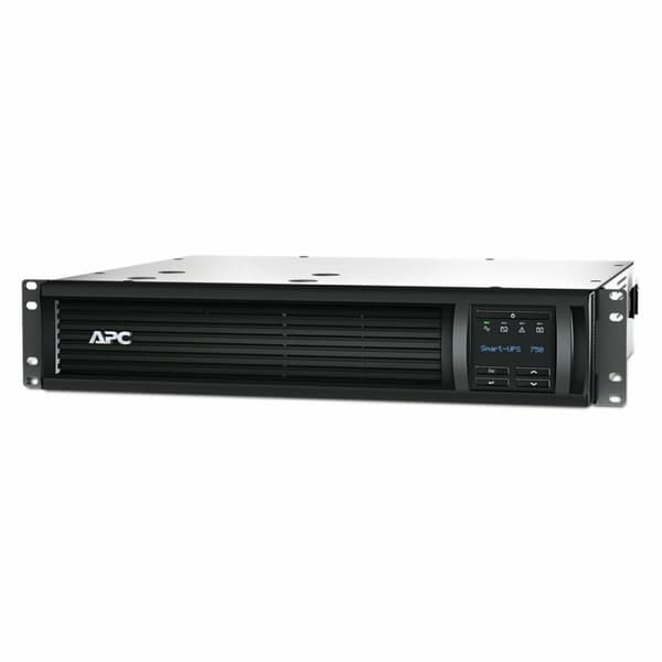 System til Uafbrydelig Strømforsyning Interaktivt UPS APC SMT750RMI2UC 500 W 750 VA Sort