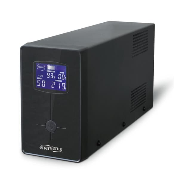 System til Uafbrydelig Strømforsyning Interaktivt UPS GEMBIRD EG-UPS-036 1800 W Sort