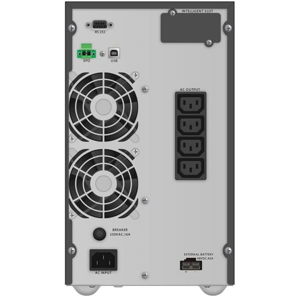 System til Uafbrydelig Strømforsyning Interaktivt UPS Power Walker VFI 2000 TGB 1800 W 2000 VA