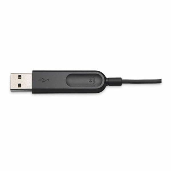 Hörlurar med Mikrofon Logitech 981-000475 USB 1,8 m Svart