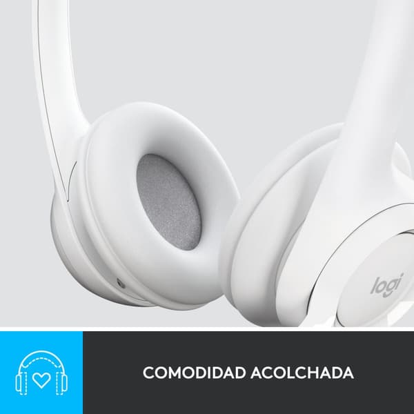 Hodetelefoner Logitech H390 Hvit