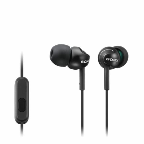 Hovedtelefoner med mikrofon Sony MDR-EX110AP Sort