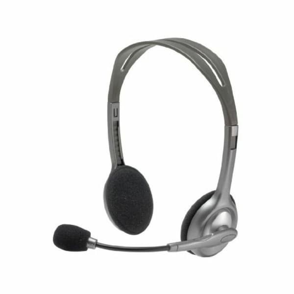 Hodetelefoner med Mikrofon Logitech 981-000271 2 x Jack 1,4 m Svart Grå