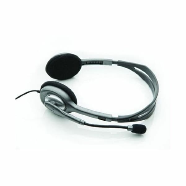 Hodetelefoner med Mikrofon Logitech 981-000271 2 x Jack 1,4 m Svart Grå