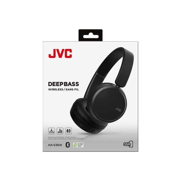 Bluetooth Kuulokkeet Mikrofonilla JVC HA-S36W Musta