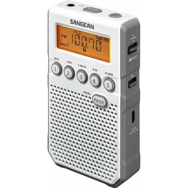 BRUGT Radio Sangean Hvid (Refurbished A)