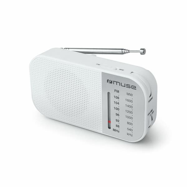 Radio Muse M-025 RW Hvid (Hvid) Gaveæske (Gaveæske)