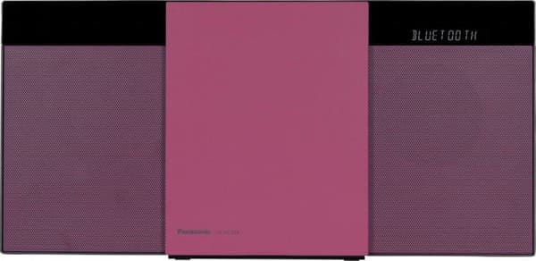 Panasonic SC-HC304 HiFi CD-soitin punainen