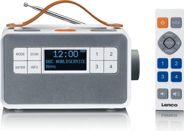 Lenco PDR-065 valkoinen (PDR-065WH)