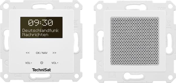 Technisat Digitradio UP 55 - sisäänrakennettu radio - bluetooth - valkoinen