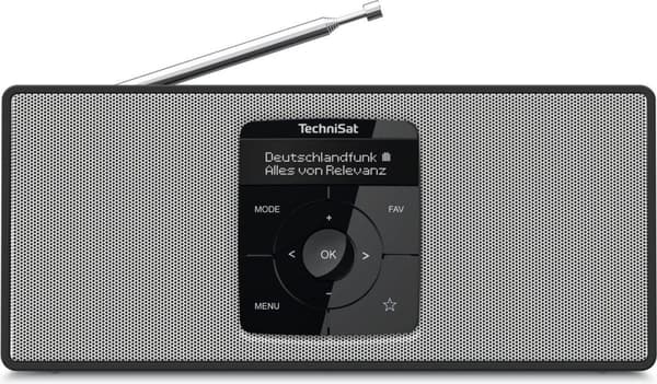 TechniSat DIGITRADIO 2 S DAB+ -radio bluetoothilla - musta/valkoinen