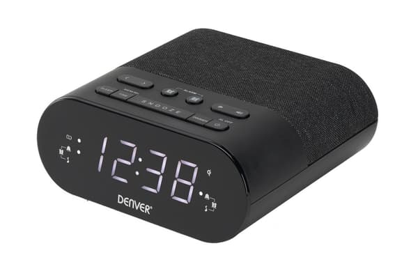 Denver CRQ-107 vækkeur Digitalt vækkeur Sort