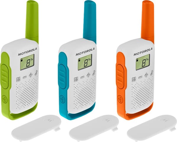 Motorola T42 tovejsradio 16 kanaler Blå, Grøn, Orange, Hvid