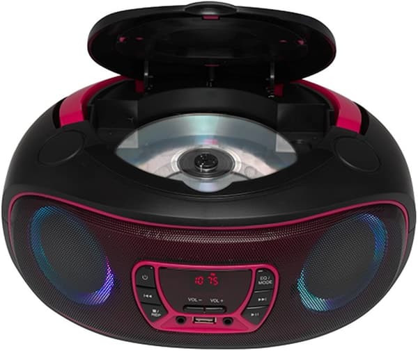 Denver TCL-212BT Radio CD, FM, stemningsbelysning, pink