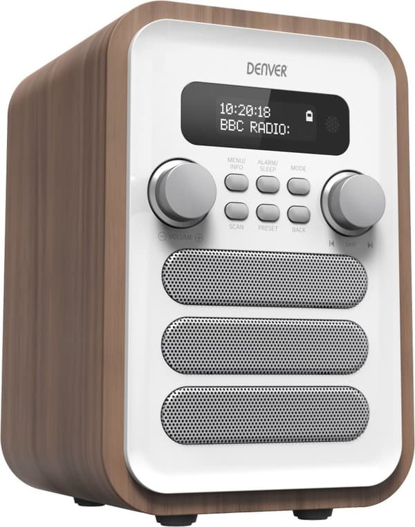 Radio Denver DAB-48 Valkoinen