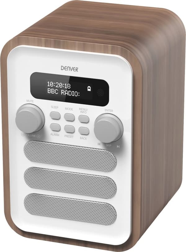 Radio Denver DAB-48 Valkoinen