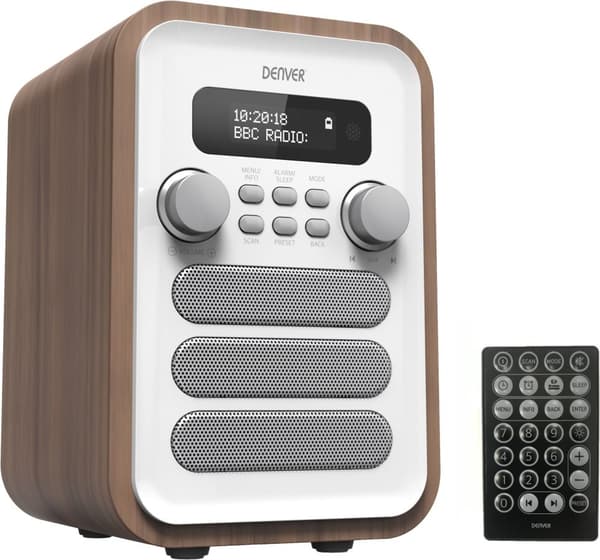 Radio Denver DAB-48 Valkoinen