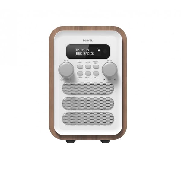 Radio Denver DAB-48 Valkoinen