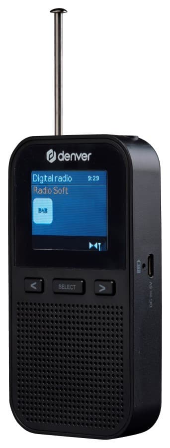 Denver DAH-126 - Taskuradio, jossa DAB+ ja FM-viritin