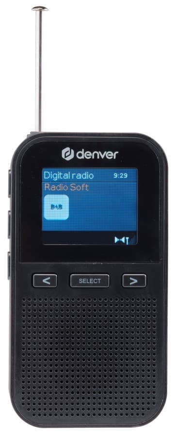 Denver DAH-126 - Taskuradio, jossa DAB+ ja FM-viritin