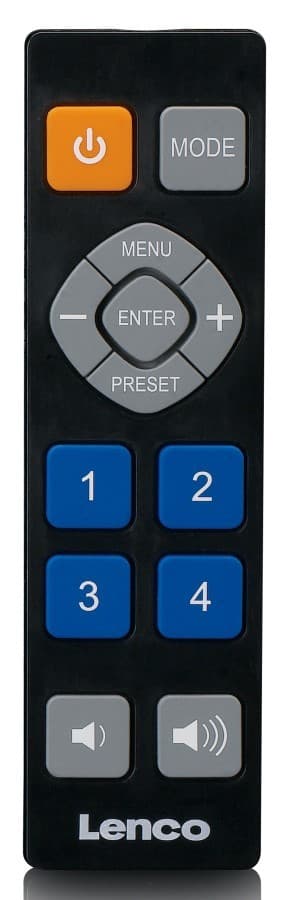 Lenco PDR-065BK - DAB+/FM-radio Bluetoothilla ja lataustelineellä