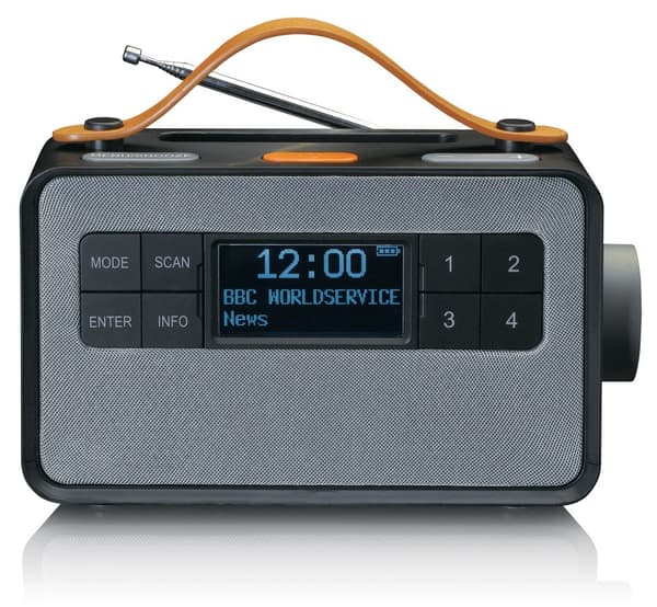 Lenco PDR-065BK - DAB+/FM-radio Bluetoothilla ja lataustelineellä