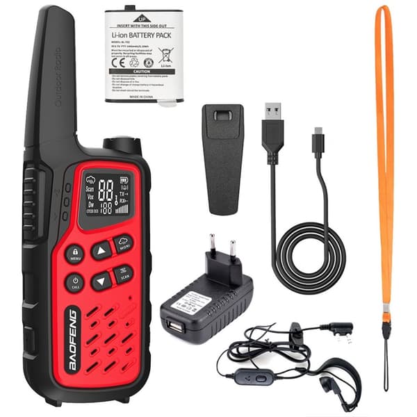 Radiopuhelin Baofeng BF-T25E Punainen