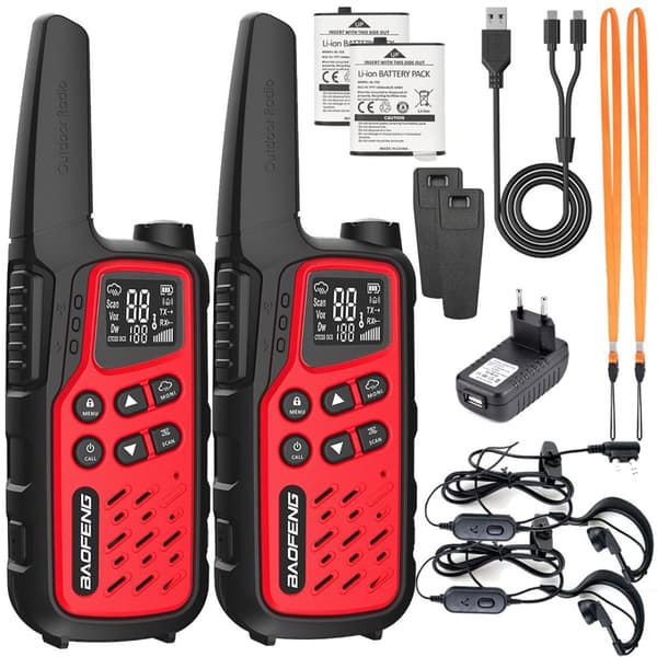 Radiopuhelin Baofeng BF-T25E Punainen
