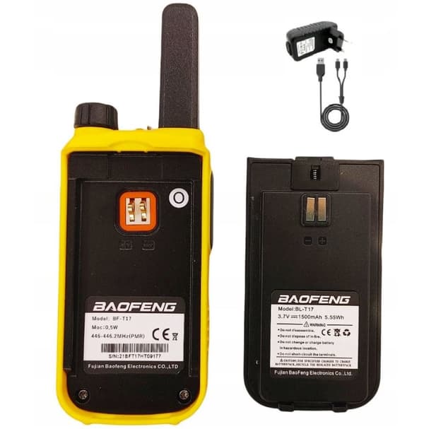 Radiopuhelin Baofeng BF-T17 keltainen