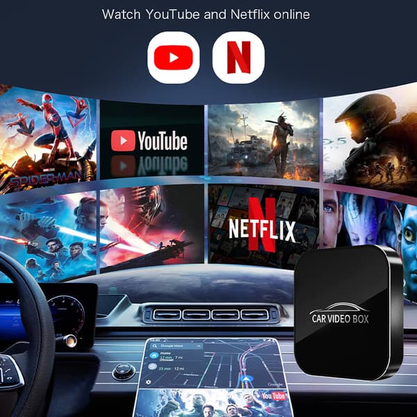 INF Langaton CarPlay-sovitin autoihin, joissa on langallinen CarPlay