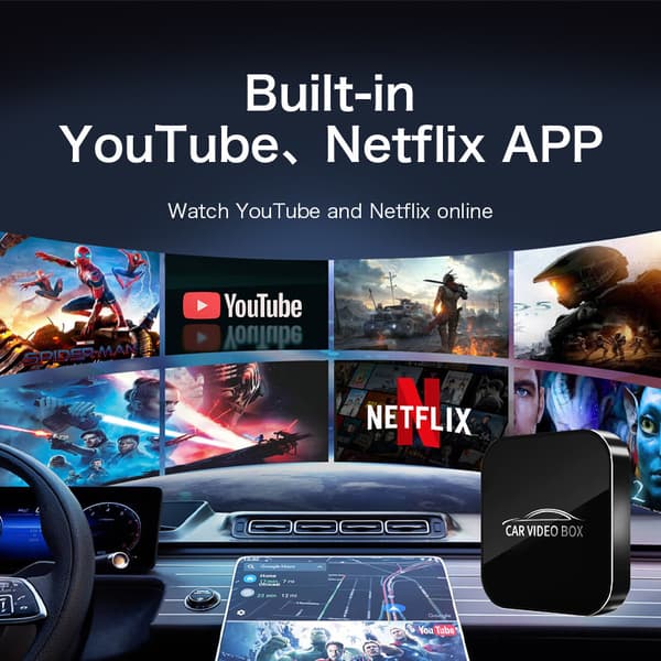 INF Langaton CarPlay-sovitin autoihin, joissa on langallinen CarPlay