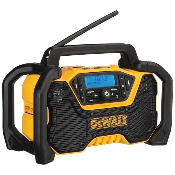12/18V XR dual power byggplatsradio med Bluetooth-funktion (utan batteri eller laddare) - DEWALT - DCR029-QW