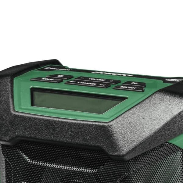 Byggradio - HIKOKI - UR18DAW4Z - DAB+ - Bluetooth - Autonomi 30h