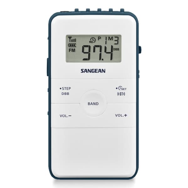 Transistorradio Sangean DT-140 Blå Vit