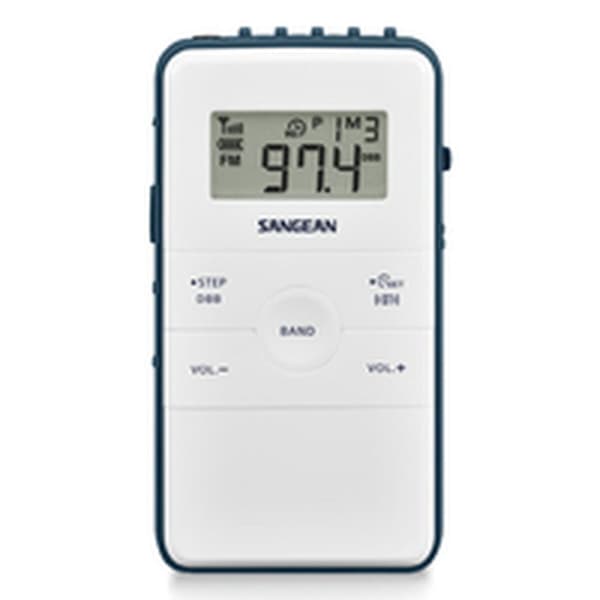 Transistorradio Sangean DT-140 Blå Vit