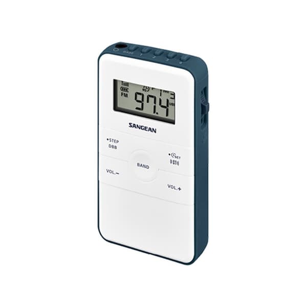 Transistorradio Sangean DT-140 Blå Vit