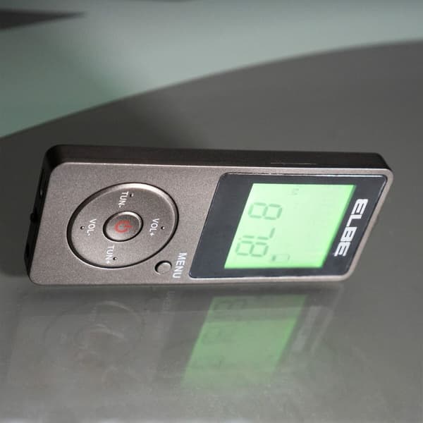 Transistorradio ELBE RF-95 Mørkegrå Sportslige AM/FM