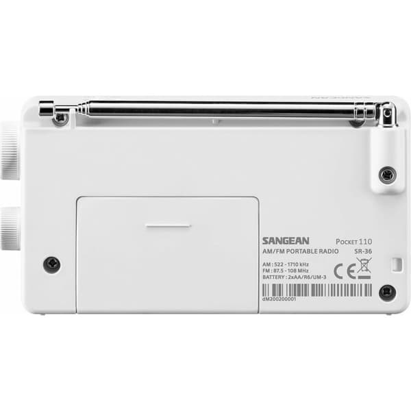 Transistorradio Sangean SR-36 Hvid